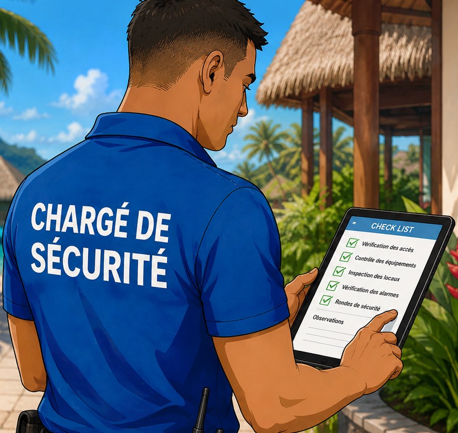 Chargé de sécurité pour événements